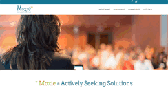 Desktop Screenshot of getmoremoxie.com